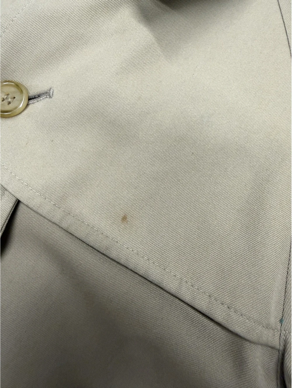Burberry Classic Khaki Long Trench Coat with Double Breasted Buttons - Picture 9 of 16